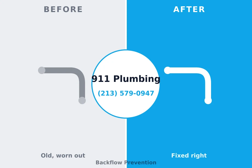 Before and after: plumbing repair Hollandale, MS